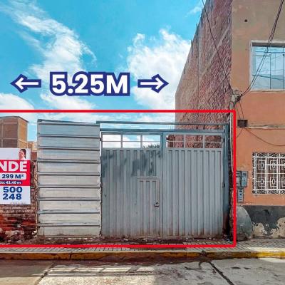 VENTA DE TERRENO DE 299 M2 EN EXCELENTE UBICACIÓN EN EL CENTRO DE CHICLAYO
